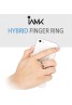 Lootkabazaar IAMK Made in Korea 360 Rotation Cellphone Metal Stand Finger Grip Kickstand, Anti-Drop Finger Holder Mount for Smartphones (IMR004)